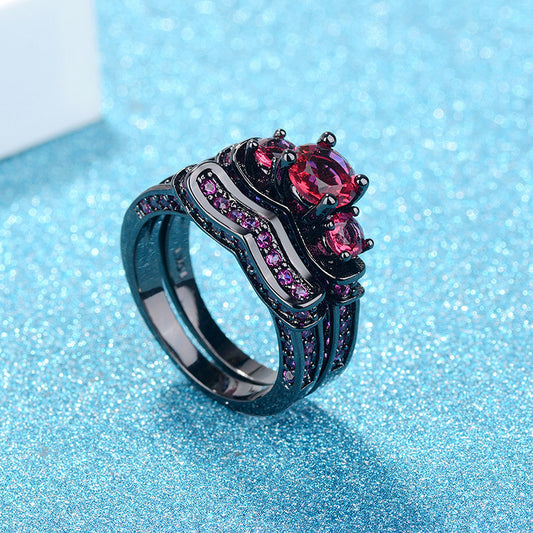 Crimson Vow Rings