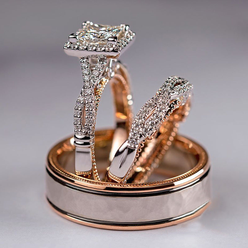 Golden Triad Rings