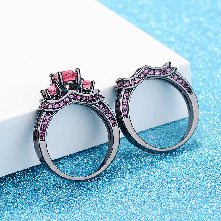 Crimson Vow Rings
