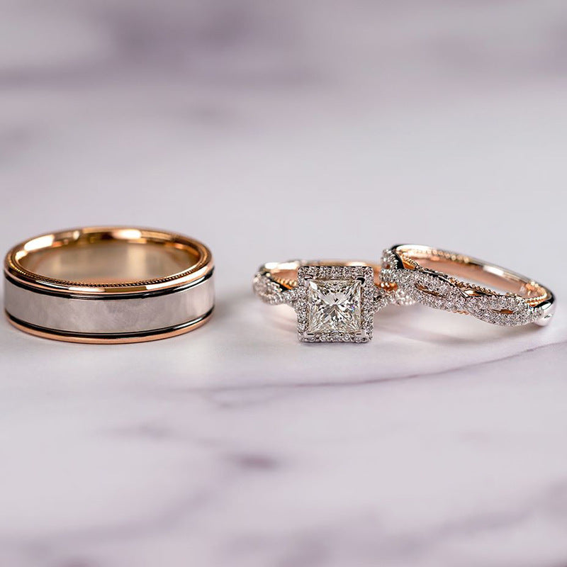 Golden Triad Rings