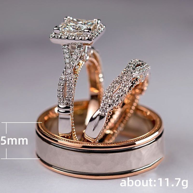 Golden Triad Rings