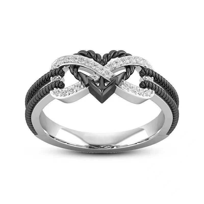 Crossheart Rings