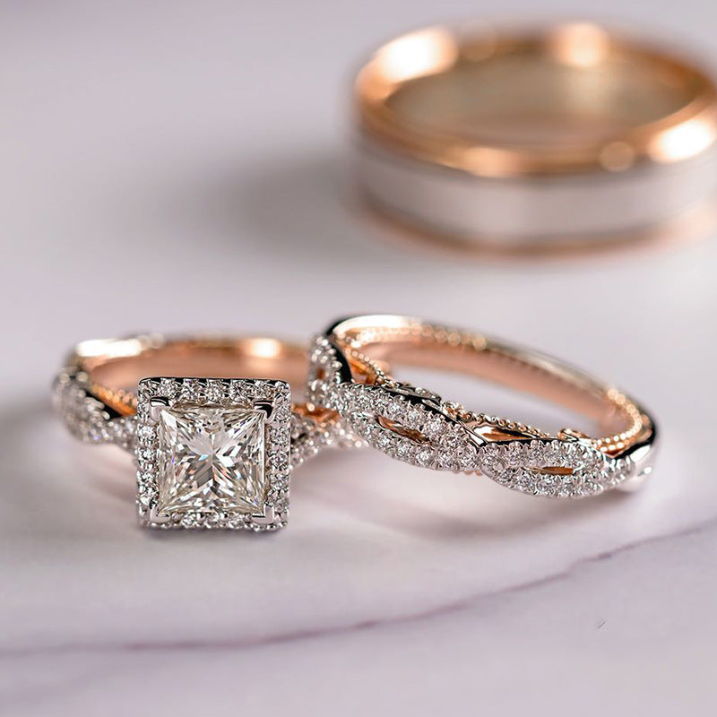 Golden Triad Rings