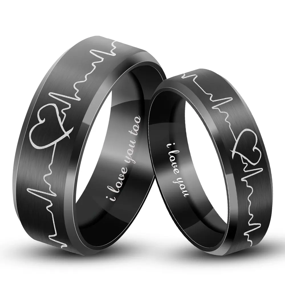 Heartbeat Vow Rings