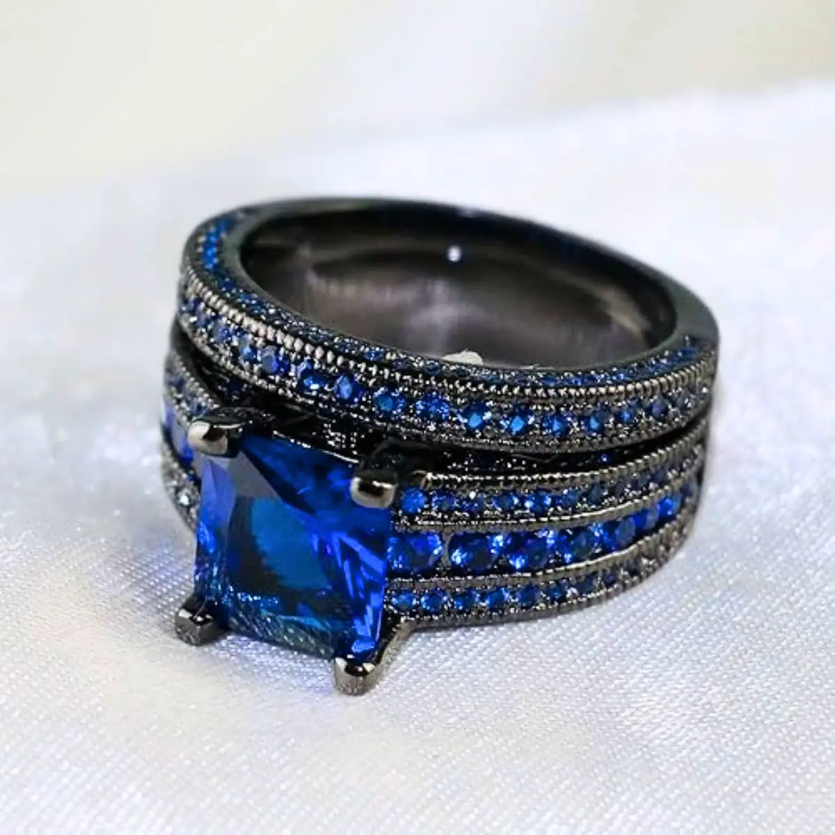 Midnight Sapphire Ring